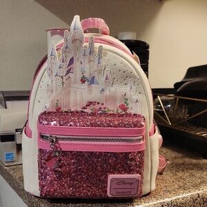 Loungefly Disney Princess Sleeping Beauty Castle Mini Backpack "Exclusive"